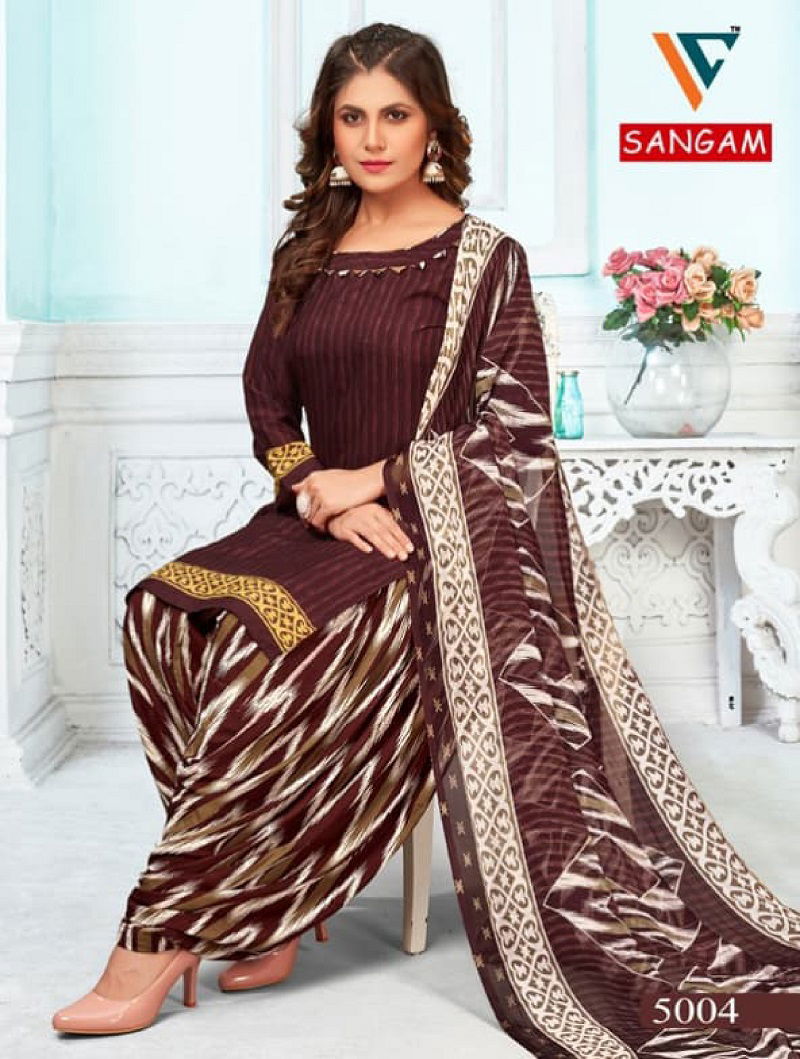 Vandana Sangam Vol 5 Printed Cotton Dress Material
